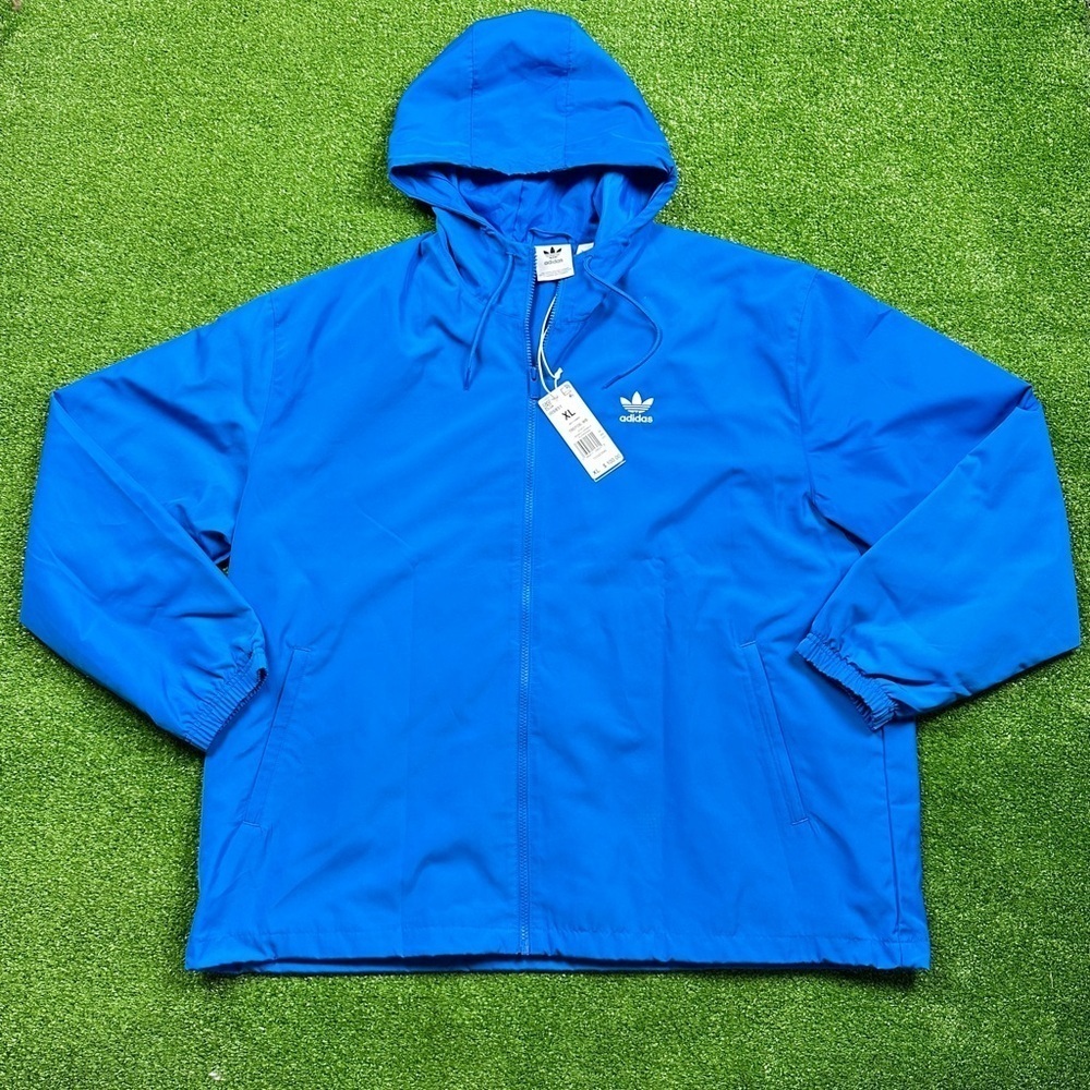 adidas Blue Windbreaker Jacket